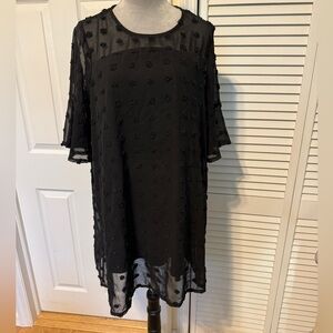 Boohoo Black Floral Dress